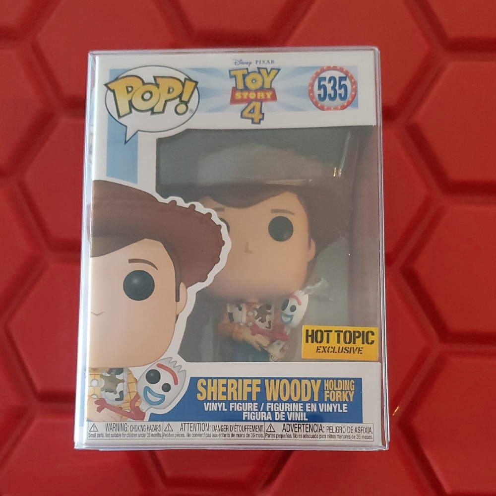 Toy Story 4 Sheriff Woody Holding Fork #535 Funko Pop